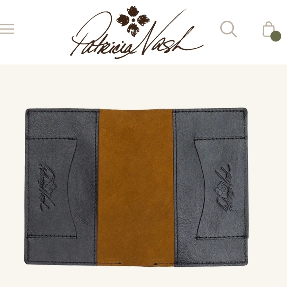 NWT - Authentic Patricia Nash Peretola Passport Wallet - 100% Full-grain Leather